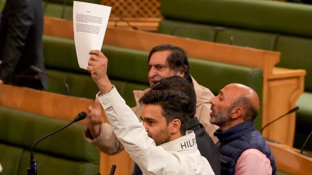 Jammu and Kashmir special status, Article 370, Article 35A, Omar Abdullah, J&K Reorganisation Act, Opposition MLAs, Sajad Lone, Waheed Para, People’s Conference, PDP, National Conference, BJP, Jammu and Kashmir Assembly, political autonomy, J&K statehood