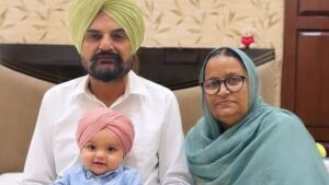 Sidhu Moose Wala, Sidhu Moose Wala parents, newborn baby boy, Balkaur Singh, Charan Kaur, Sidhu Moose Wala legacy, Punjabi music, Waheguru blessings, Sidhu Moose Wala tribute, Sidhu Moose Wala family photo, Sidhu Moose Wala's son, Sidhu Moose Wala song, emotional family moment, Sidhu Moose Wala news, grief and healing, Punjabi rap